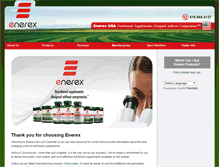 Tablet Screenshot of enerexusa.com